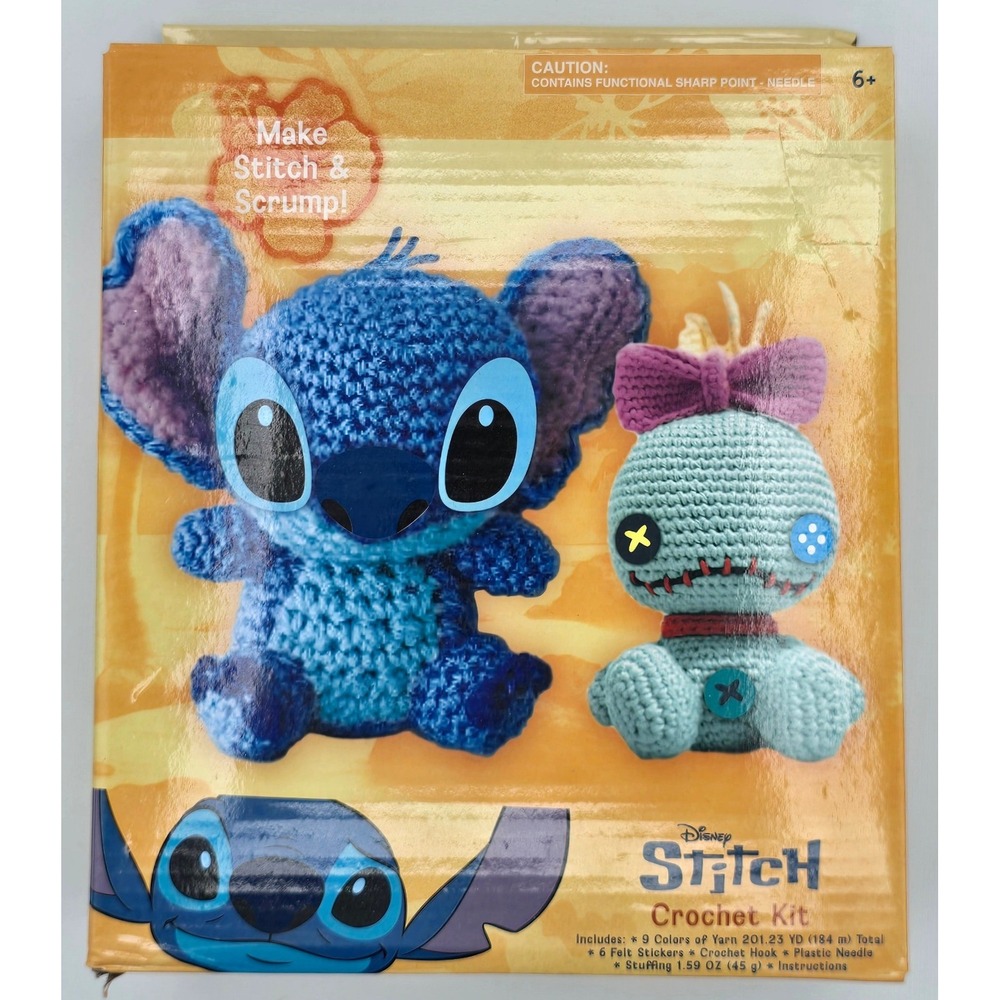 Disney Lilo & Stitch Crochet Kit Make Stitch & Scrump Innovative Designs
